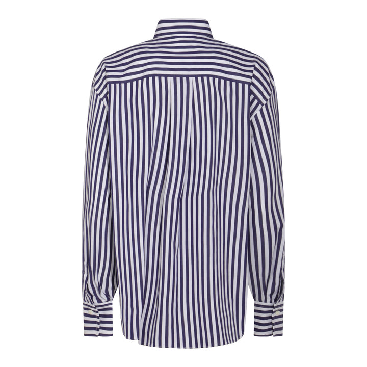 Brunello Cucinelli Shirts - BIANCO/BLUE | deff7bcb36f03908cc85bbbaeea50dd17bcc18ba