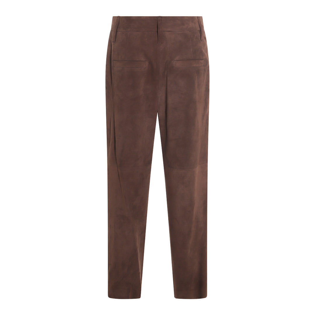 Brunello Cucinelli Trousers - Brown | aaa80f6b57415ba7d3355bba7745f18a3a1b61d6