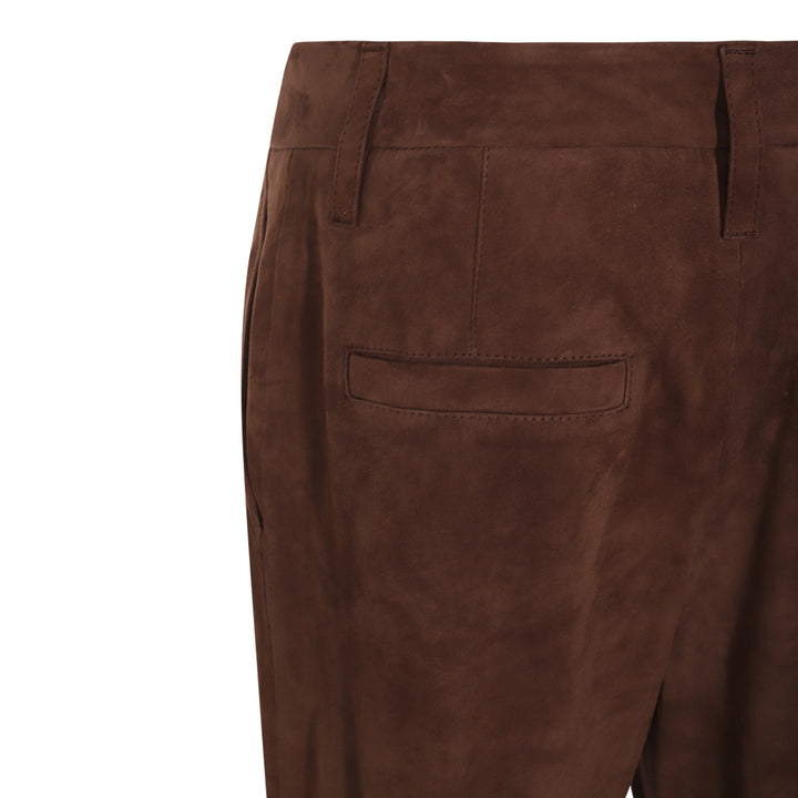 Brunello Cucinelli Trousers - Brown | 5612f0f140623565526098c0502fb5ff0e9d7e87