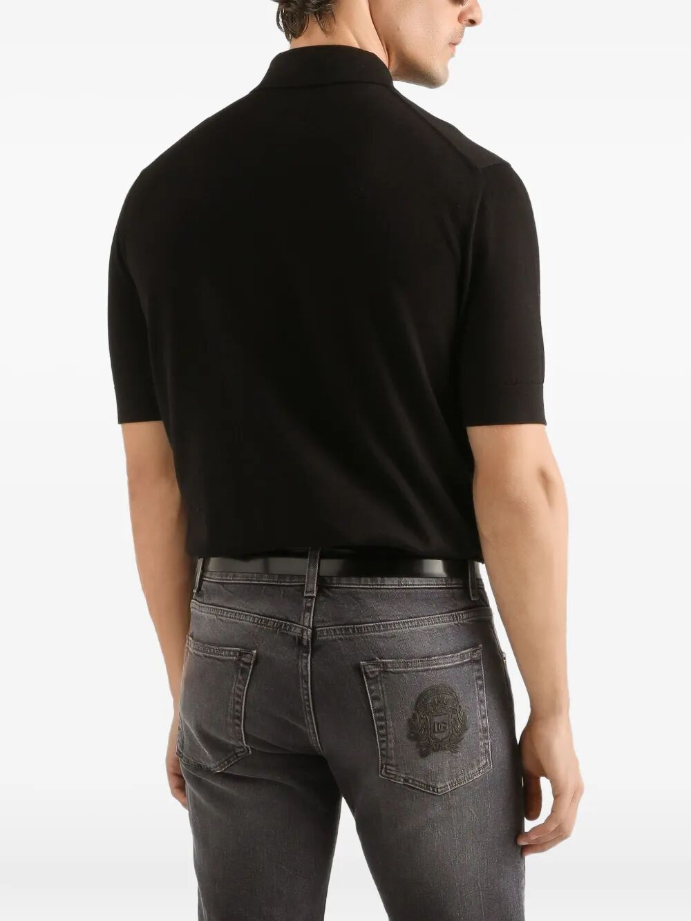 Dolce & Gabbana Polo - Black | b368680c03c08d850878269a75ece70980b6fe93