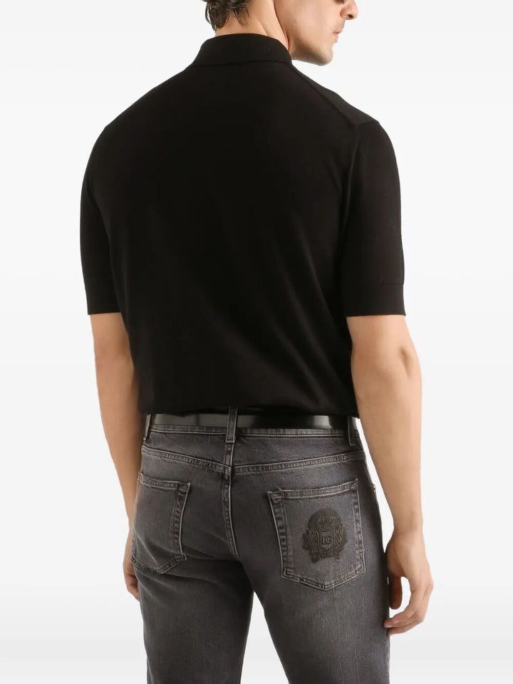Dolce & Gabbana Polo - Black | b368680c03c08d850878269a75ece70980b6fe93