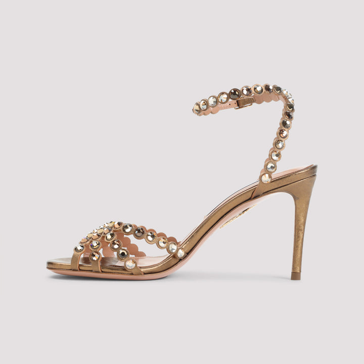 Aquazzura Sandals - Metallic | 6475150e70a66ca006f1b6363cce5e6cb8b3d206
