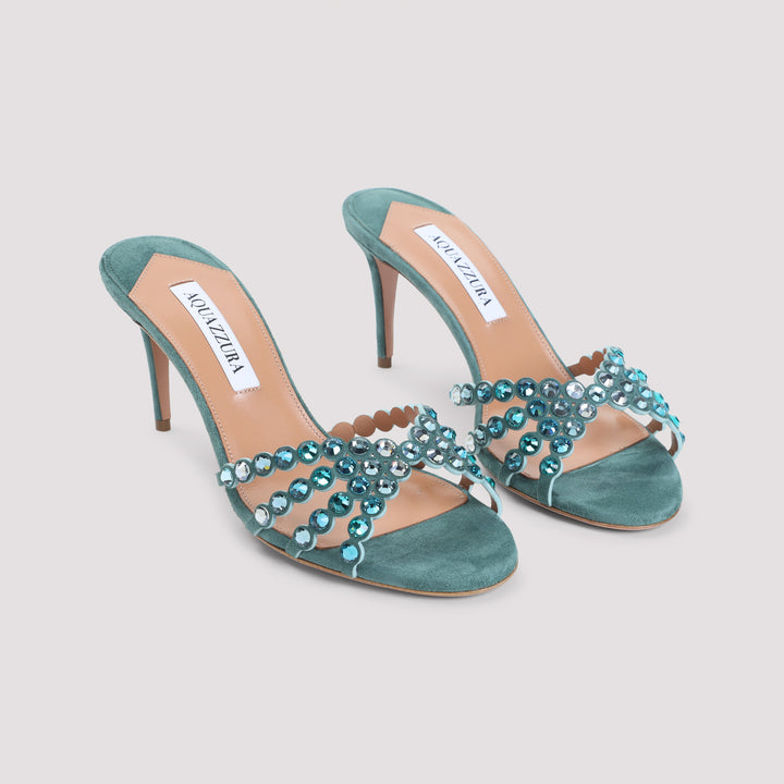 Aquazzura Mules - Blue | 1269af012bea1d7fccb3d517d5c31b00b5ee4f7f