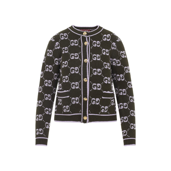 Gucci Cardigan - Green | a52acc14fe6a0eaed74855abbd4f423cff2fb080