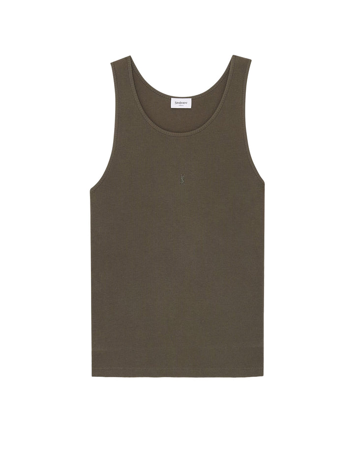 Saint Laurent T-shirts and Polos - KAKI FONCE | 50bcd955729cb9fd22330604ec6a3ccf49305d08