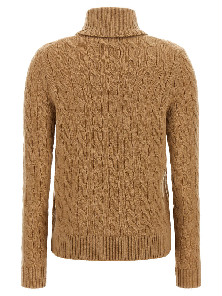 Polo Ralph Lauren Braided Turtleneck Sweater Sweaters and Cardigans - Beige | 5051c614e5e801ffd25dbcbb7f7f8df53298a102