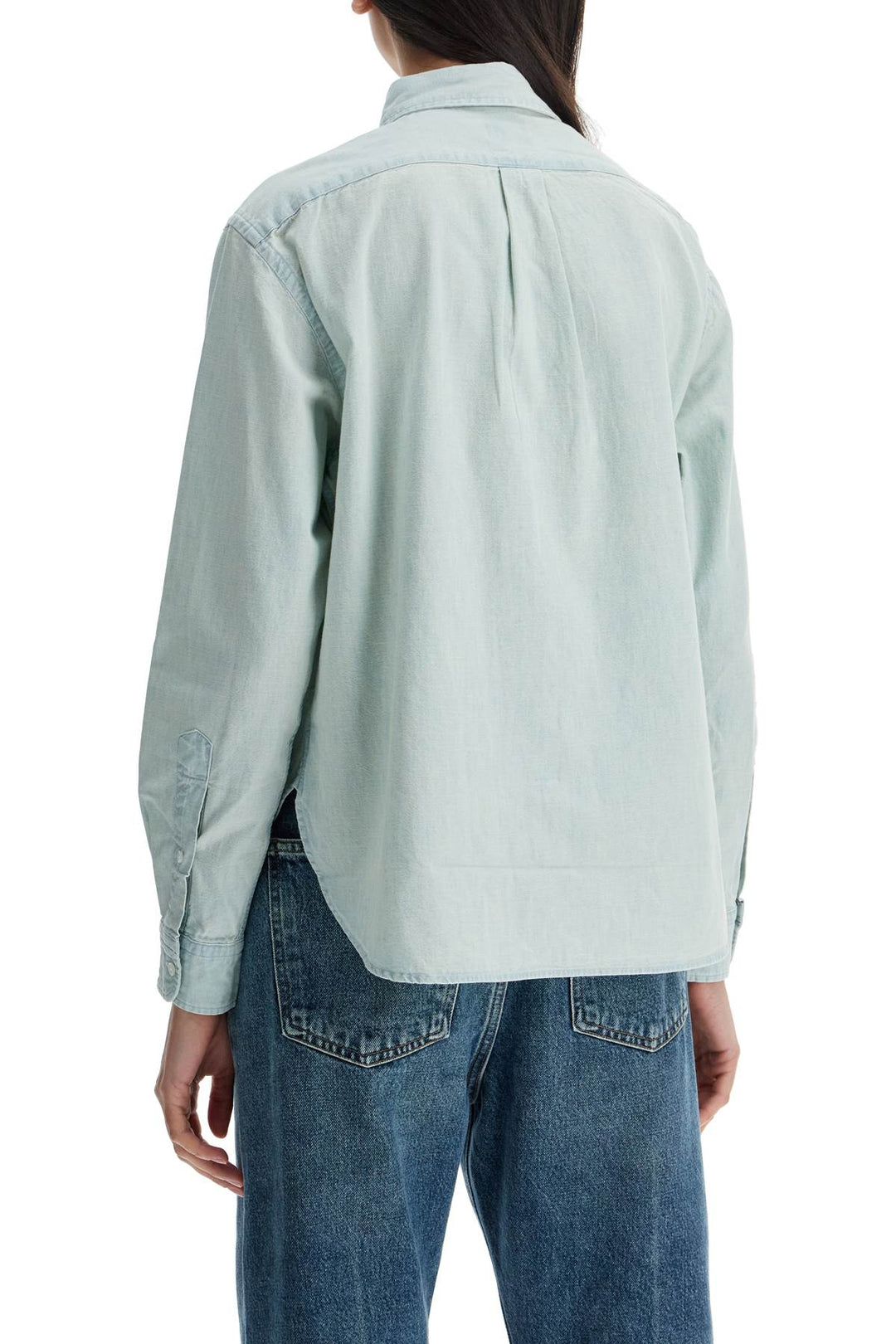 Boxy Fit Chambray Shirt