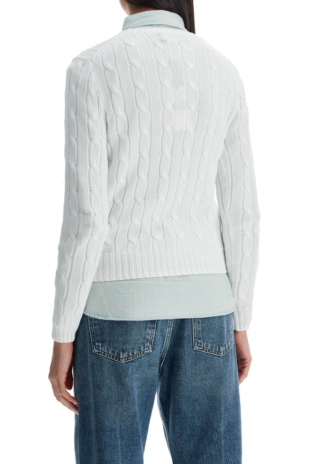 Cable Knit Cotton Sweater