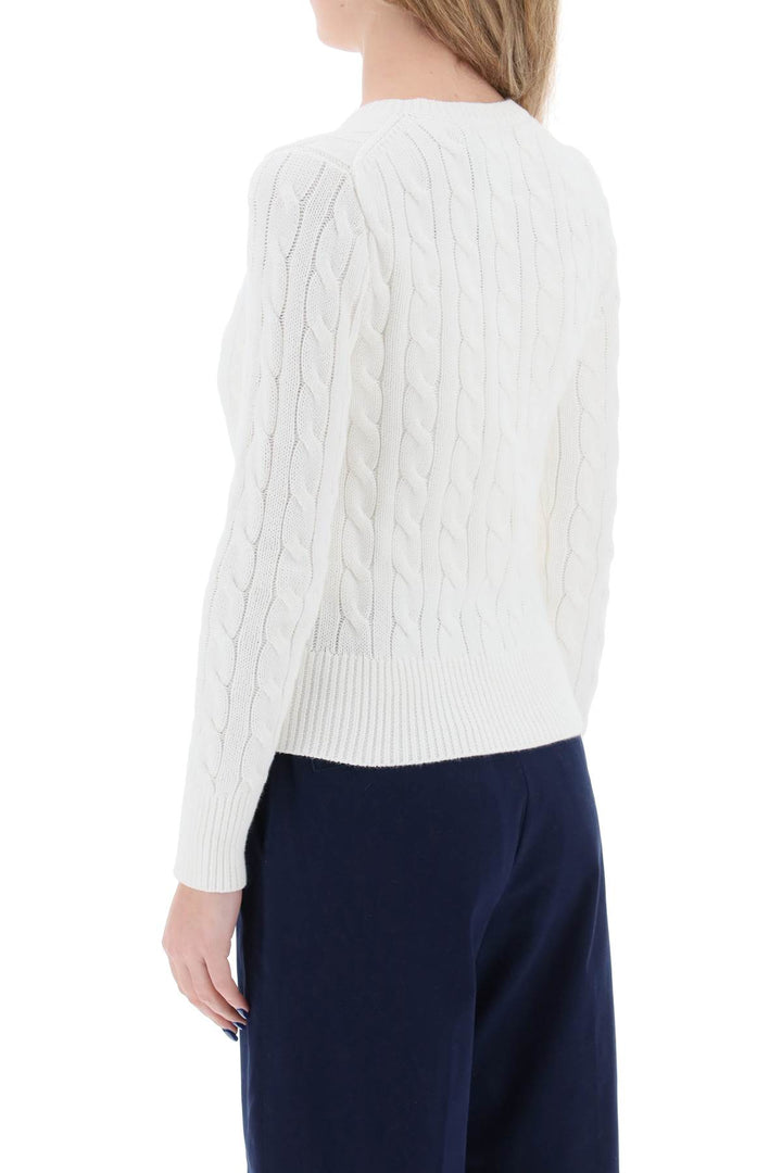 Cable Knit Cotton Cardigan