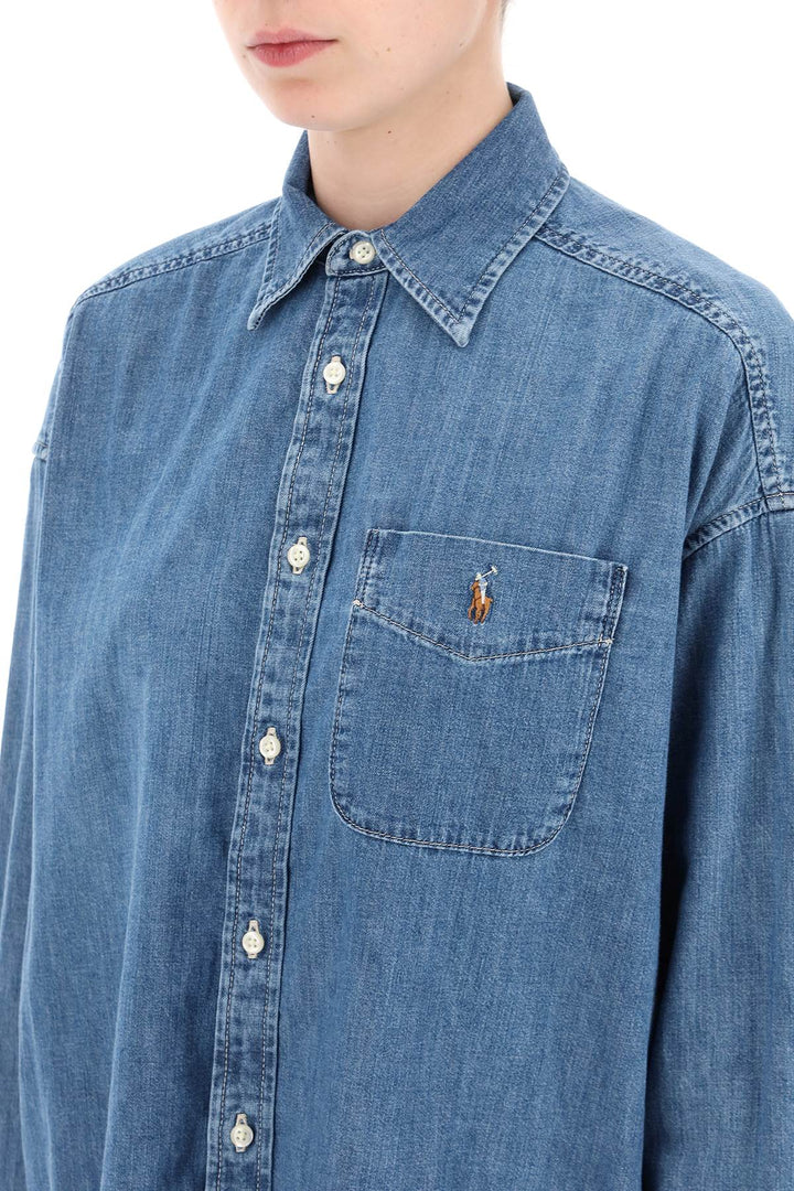 Camicia Oversize In Denim