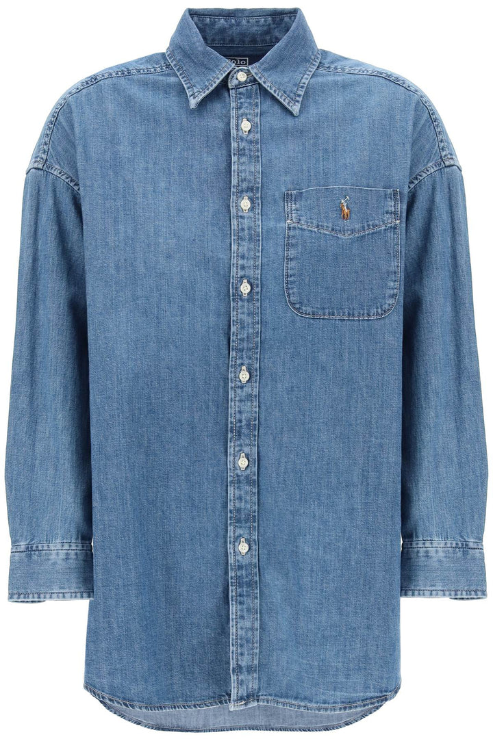 Camicia Oversize In Denim