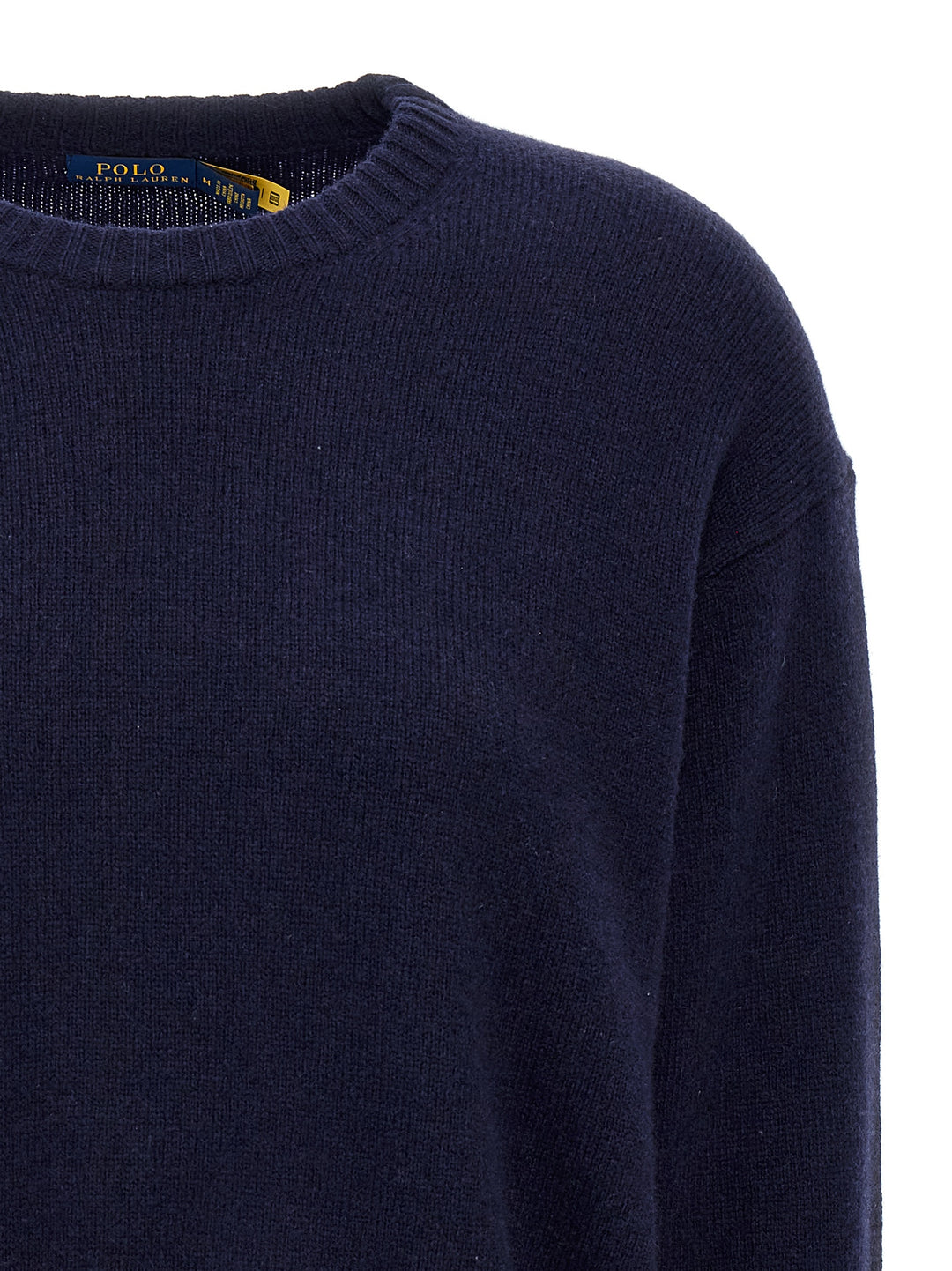 Logo Embroidery Sweater Sweater, Cardigans Blue