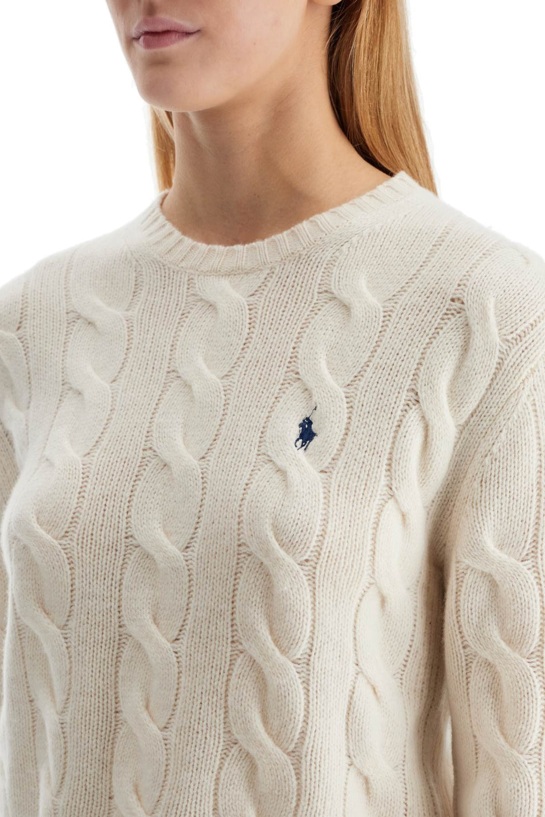 Wool And Cashmere Cable Knit Pullover