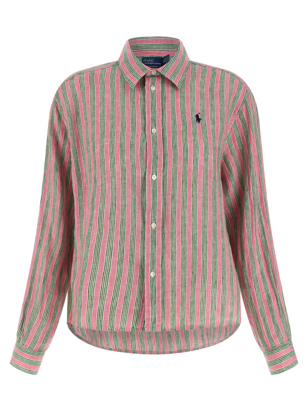 Polo Ralph Lauren Linen Shirt Shirt and Blouse - Green | df65faa39617dbfda27eb3911af908d436941654