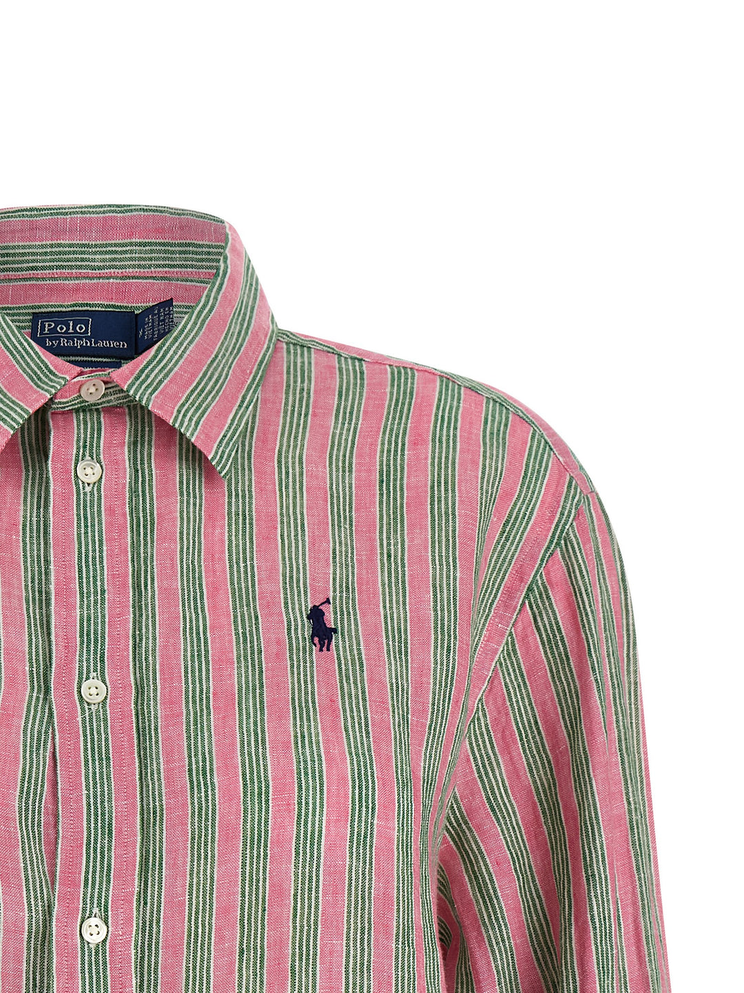 Polo Ralph Lauren Linen Shirt Shirt and Blouse - Green | 125980307b9b6e3e5e0afb1b5e7276e620352c1d