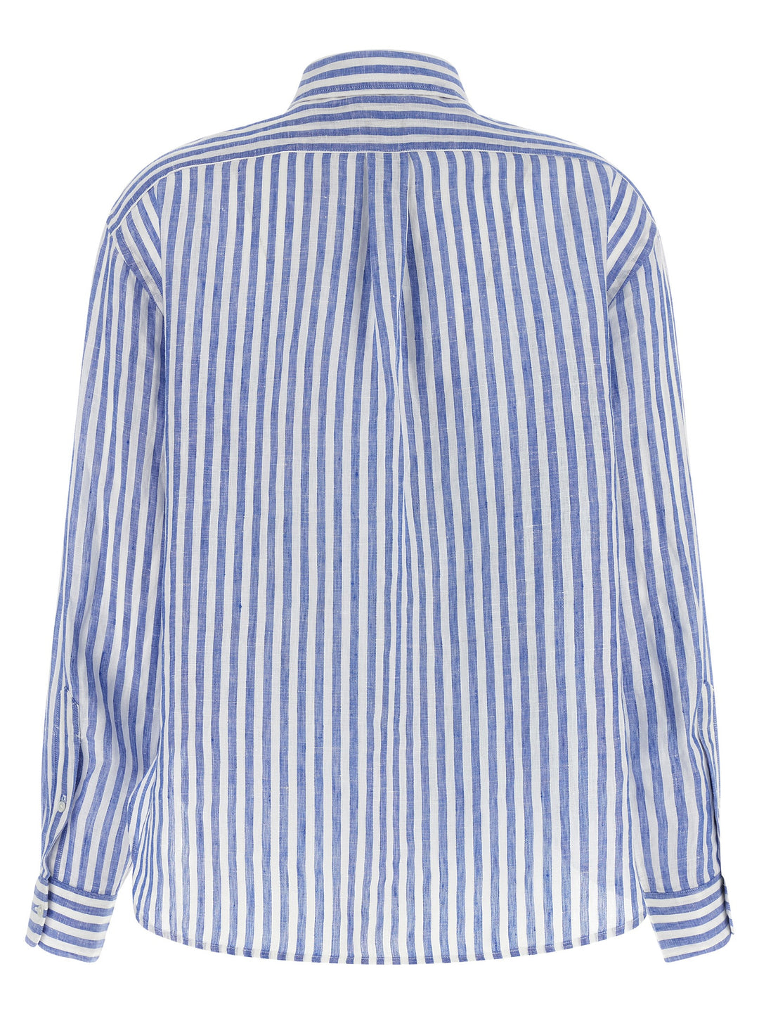 Polo Ralph Lauren Striped Linen Shirt Shirt and Blouse - Light Blue | 6bc08ace10a5aa692a2108857047ed72904b214d