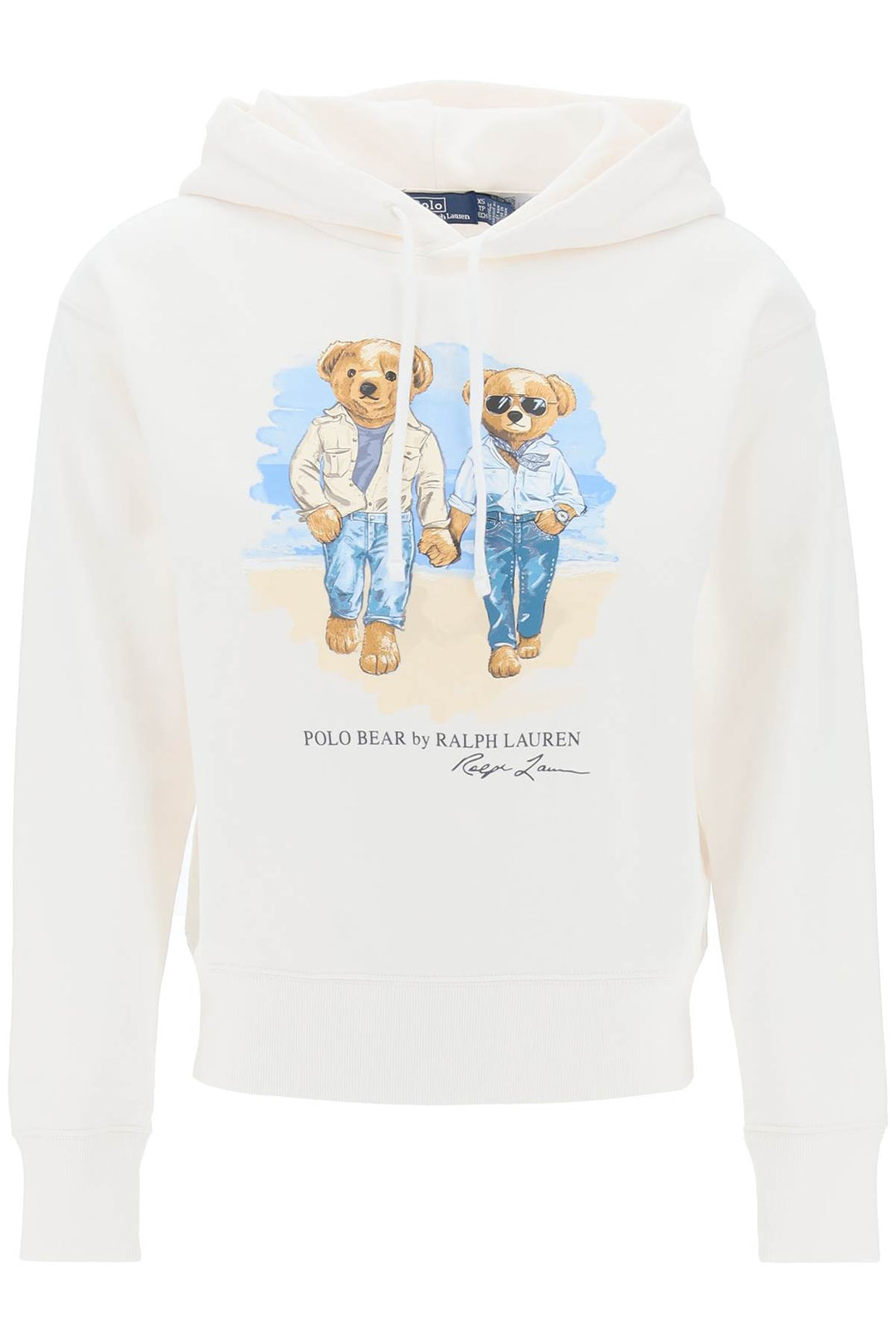 Felpa Polo Bear Con Cappuccio