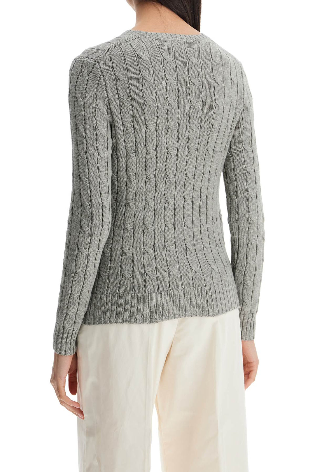 Cable Knit Cotton Sweater