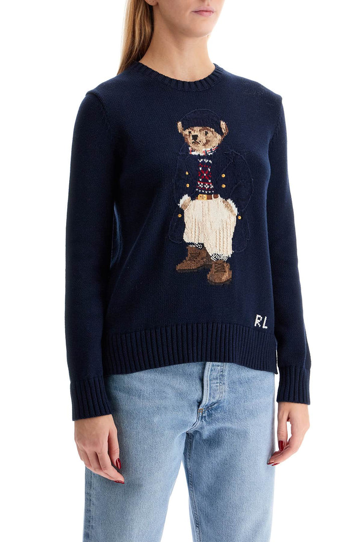 Cotton Polo Bear Pullover Sweater