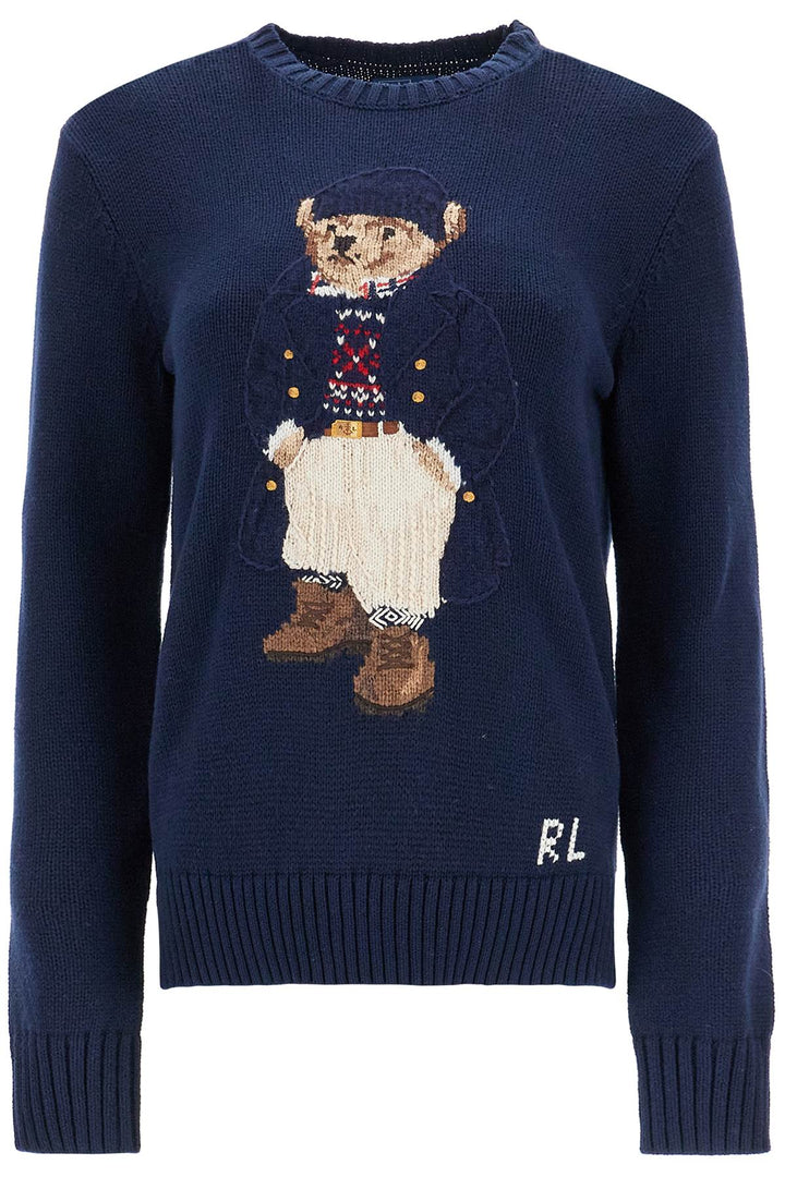 Cotton Polo Bear Pullover Sweater