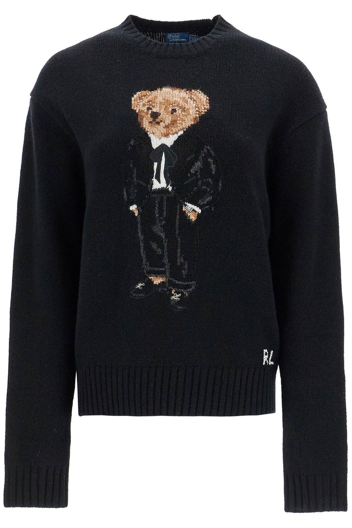 Wool And Cashmere Polo Bear Pullover