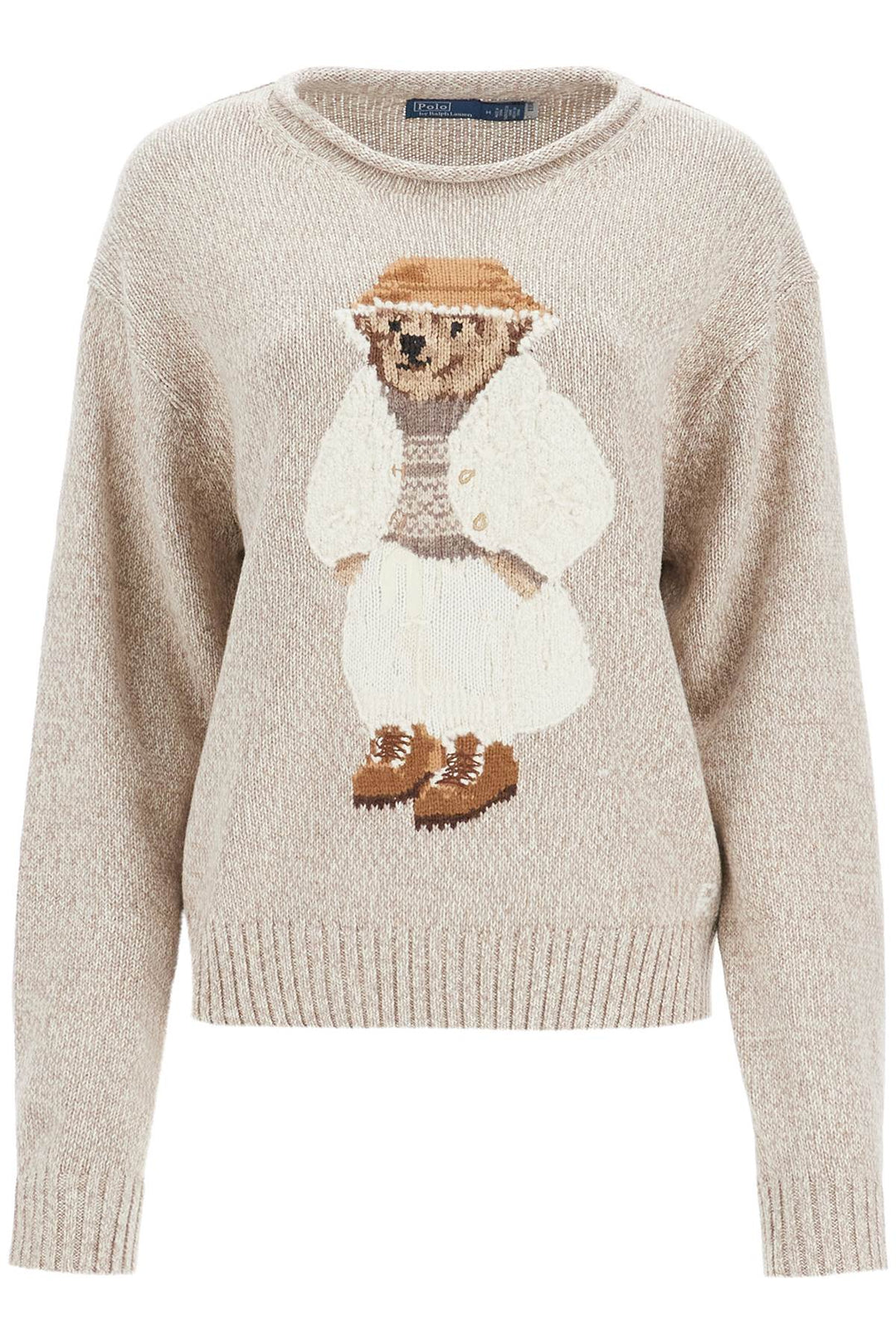 Cotton Polo Bear Pullover Sweater