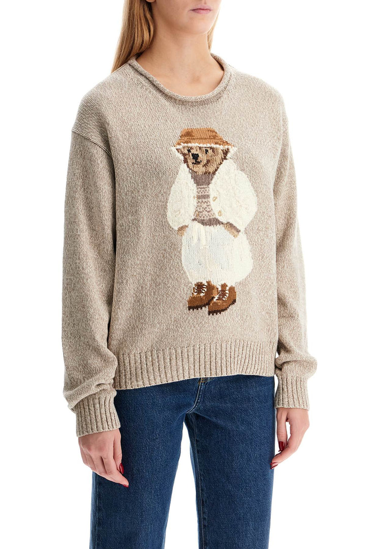 Cotton Polo Bear Pullover Sweater