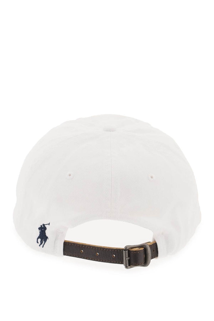 Cappello Baseball In Twill Con Bandiera Ricamata