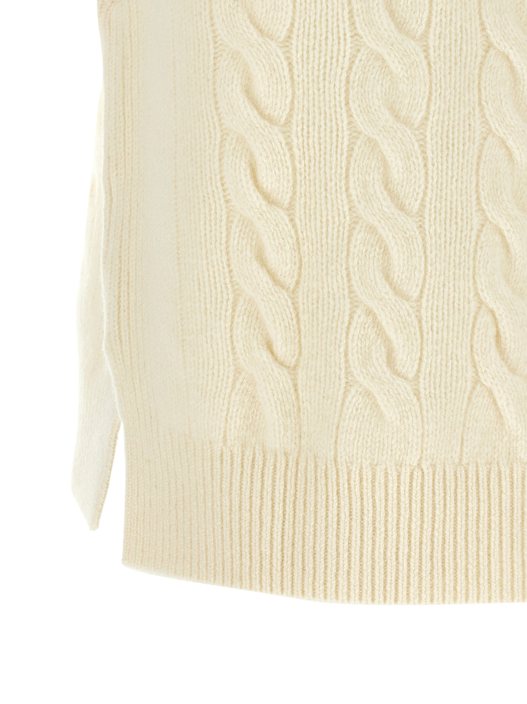 Polo Ralph Lauren Braided Vest Gilet - White | 911b18d5f15ce657e871e1aa9b4dd6fdcb158052