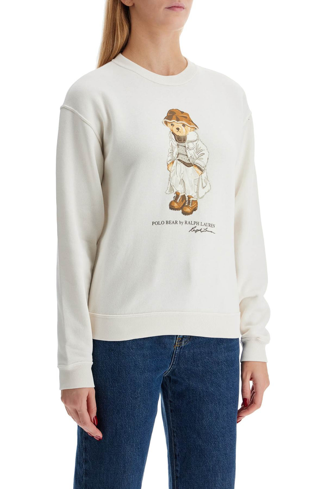 Polo Bear Print Sweatshirt