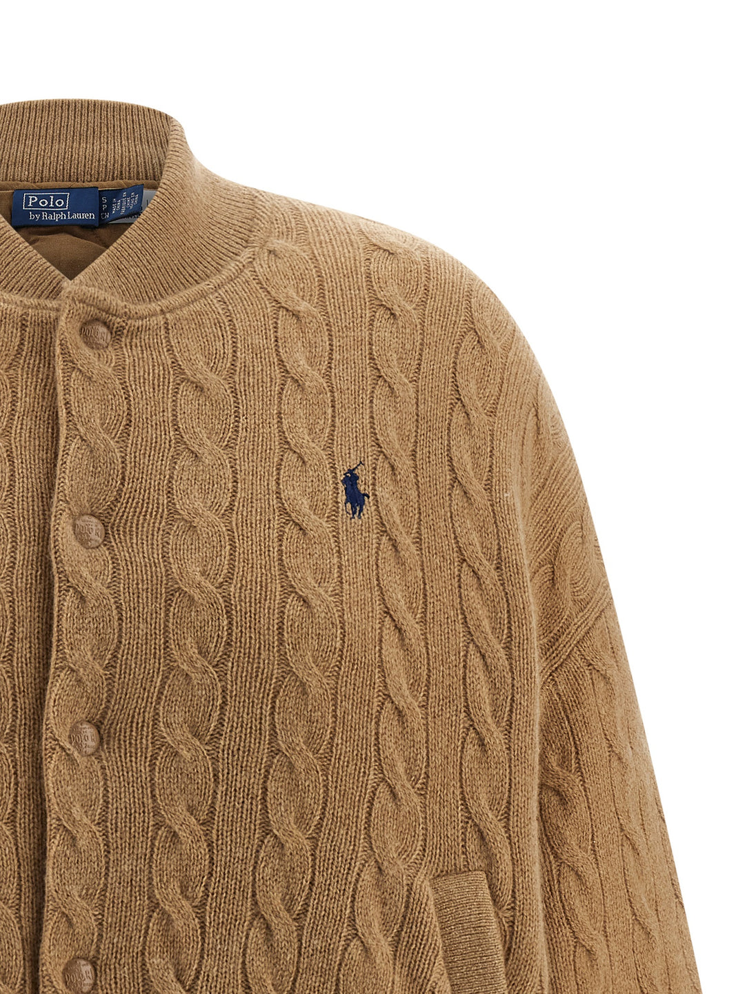 Polo Ralph Lauren Braided Bomber Jacket Puffer Jackets - Beige | 5a9b5014abd9c3e06794caee32fbc9589a3b4a86