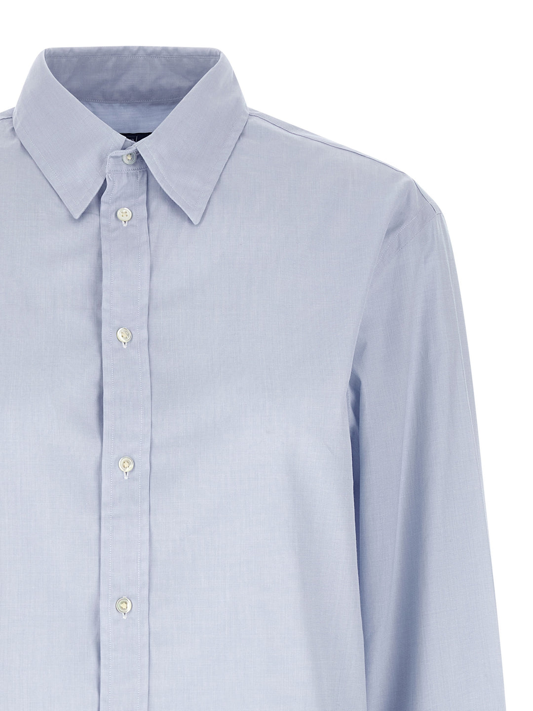 Polo Ralph Lauren Embroidered Cuffs Shirt Shirt and Blouse - Light Blue | 418d0bba9ffb1f90c117f7e32fc6408bc6453a64