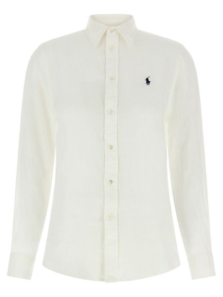 Polo Ralph Lauren Linen Shirt Shirt and Blouse - White | 43d6526088d8b65352080c1d3cb8491705154718