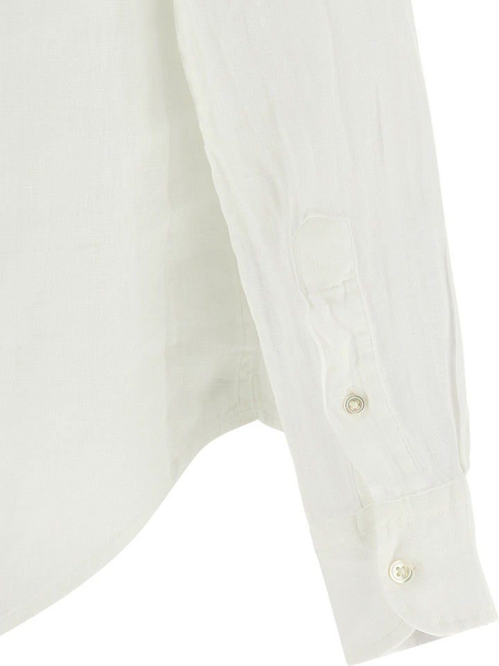 Polo Ralph Lauren Linen Shirt Shirt and Blouse - White | 5285ddd7e9069b35d8029f2052aa426a25ffd158