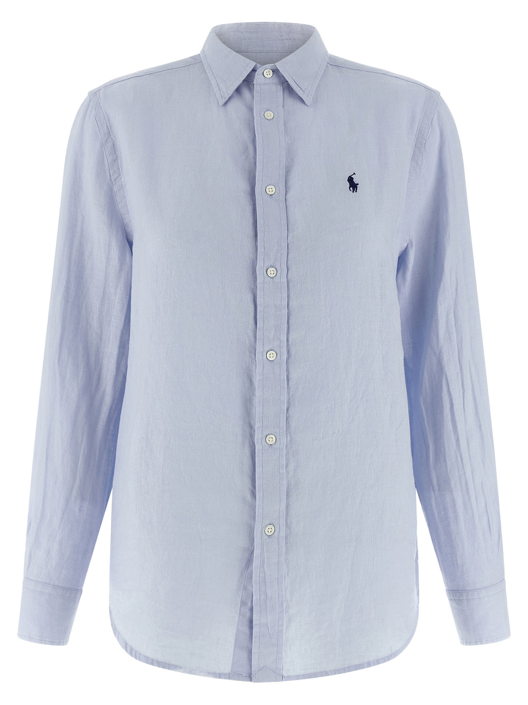 Polo Ralph Lauren Linen Shirt Shirt and Blouse - Light Blue | cc6c6df1c99ef1f81ecc0b8ae4c8325b962ff82b