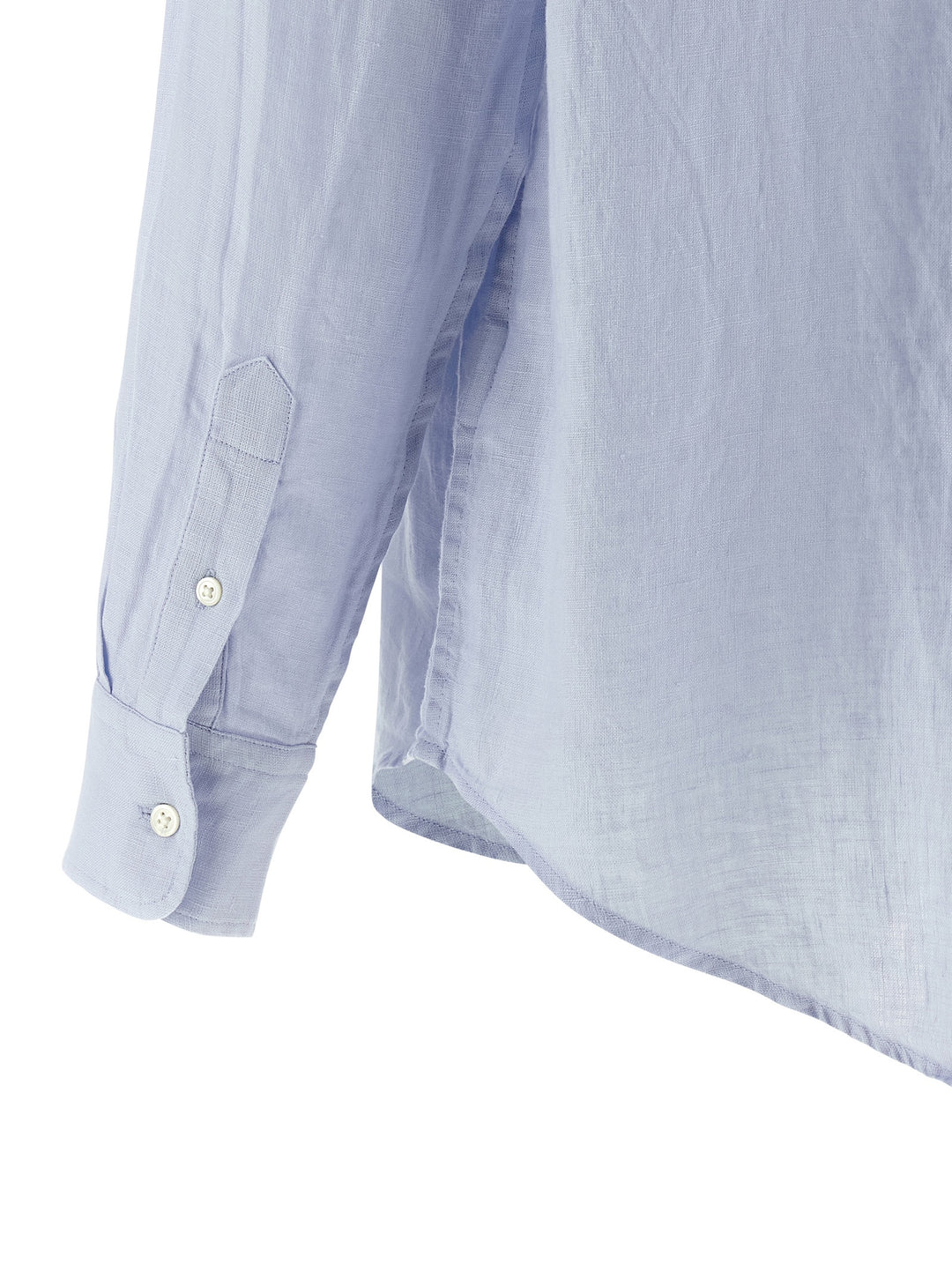 Polo Ralph Lauren Linen Shirt Shirt and Blouse - Light Blue | 30f7658df971400abce630847e186e7675bb472c