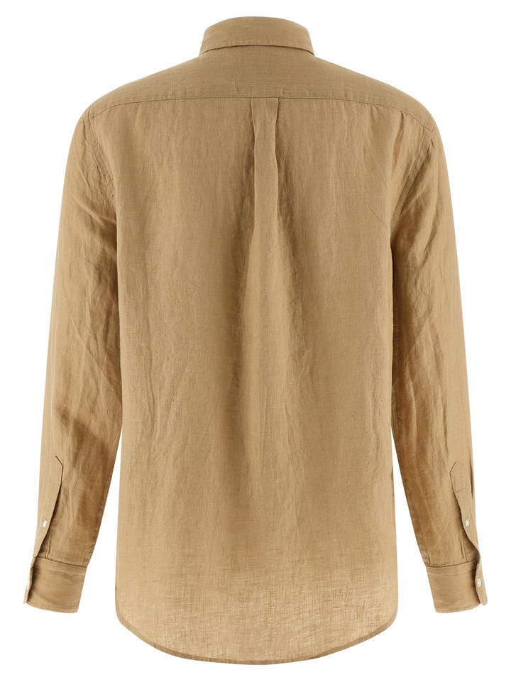 Polo Ralph Lauren Linen Shirt Shirt and Blouse - Beige | a06ccb43bc95a3c796e00a8df5723bd97c97dc4e