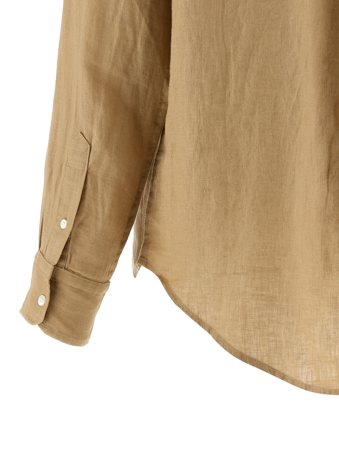 Polo Ralph Lauren Linen Shirt Shirt and Blouse - Beige | 94395b16ae6313b89a1bbd265c38b87d301c5dcb