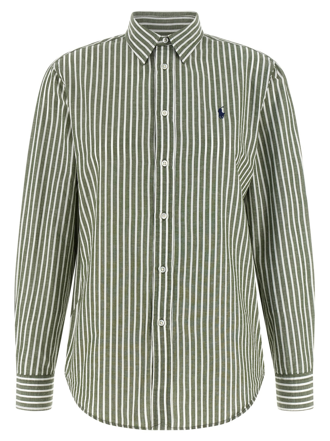 Polo Ralph Lauren Cotton And Linen Shirt Shirt and Blouse - Green | ef3ae3f09901f61d857c077e38bc6a382b6515cc