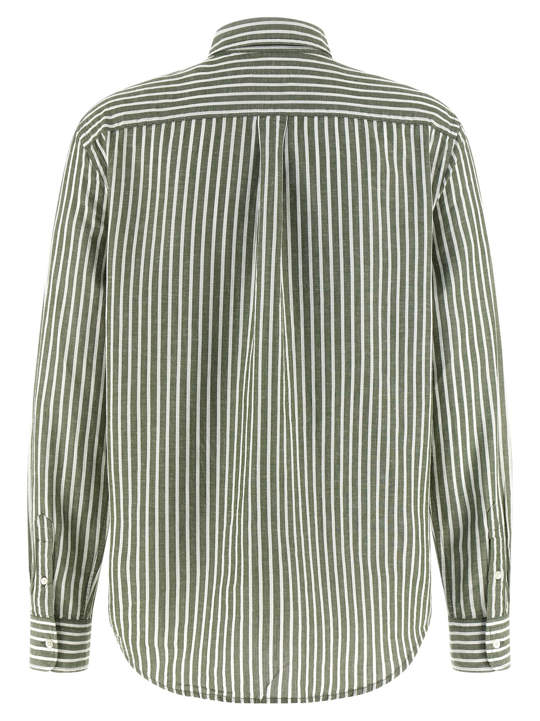 Polo Ralph Lauren Cotton And Linen Shirt Shirt and Blouse - Green | 0525235af087e15428283009bf4cf269120b3891
