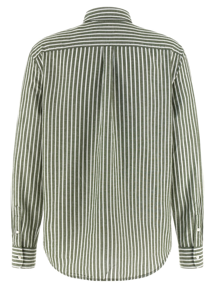 Polo Ralph Lauren Cotton And Linen Shirt Shirt and Blouse - Green | 0525235af087e15428283009bf4cf269120b3891