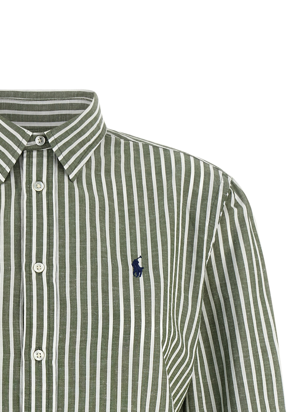 Polo Ralph Lauren Cotton And Linen Shirt Shirt and Blouse - Green | d0d82135b36c3d23a7564d65c686e8d72d2e2336