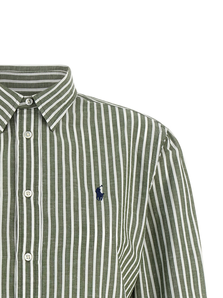 Polo Ralph Lauren Cotton And Linen Shirt Shirt and Blouse - Green | d0d82135b36c3d23a7564d65c686e8d72d2e2336