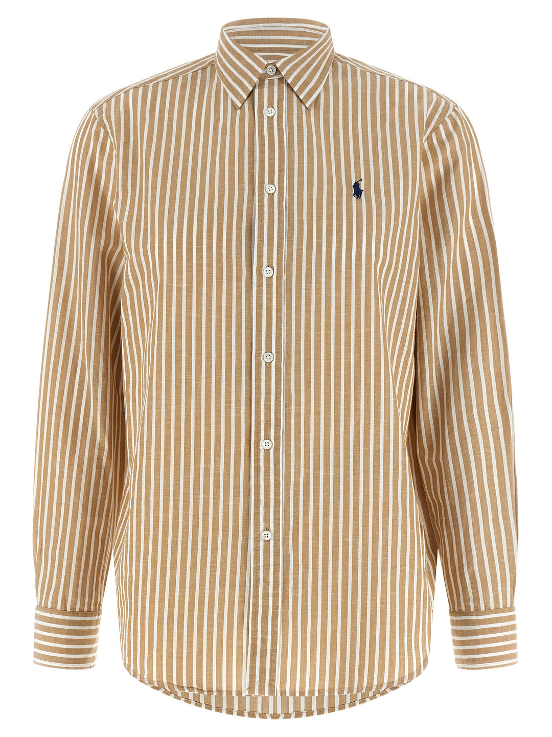 Polo Ralph Lauren Cotton And Linen Shirt Shirt and Blouse - Beige | 331bea16b6f88a1f3b6fcc03fb7875b7a3c56210