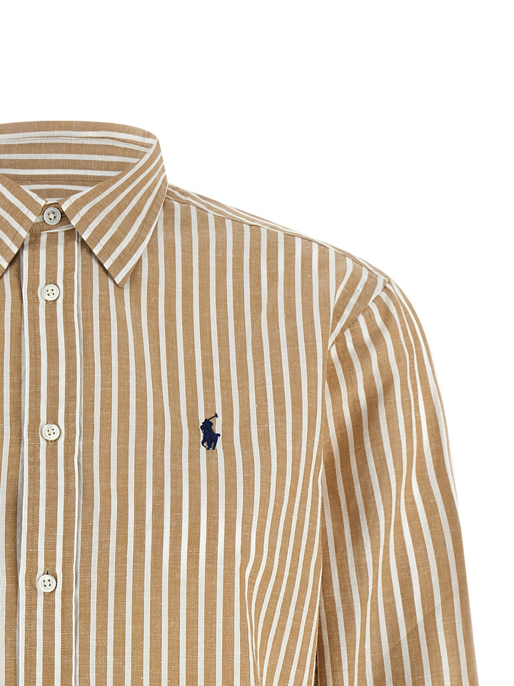 Polo Ralph Lauren Cotton And Linen Shirt Shirt and Blouse - Beige | 1e7a058e3177301f8a78d5257da3082fabc6c94f
