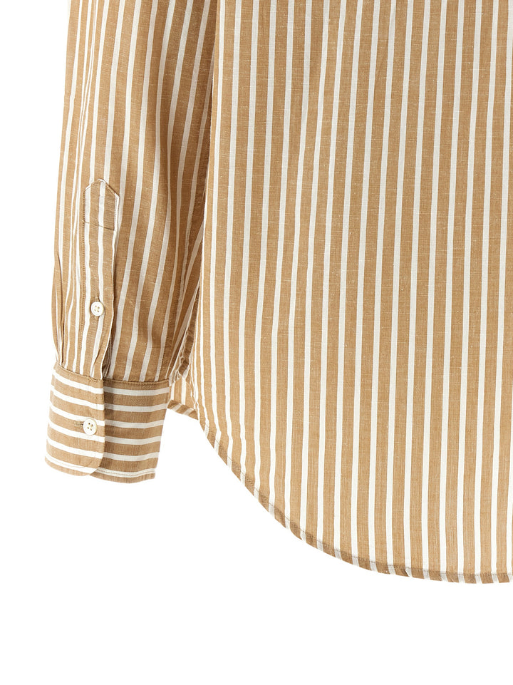 Polo Ralph Lauren Cotton And Linen Shirt Shirt and Blouse - Beige | e6fc5557cb5bef934fd62c275456fec8d293ec97