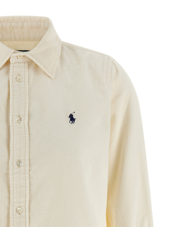 Polo Ralph Lauren Corduroy Shirt Shirt and Blouse - Beige | b0b97ff9e7452b9479bc74ae5ae9d8ffc588bfe4