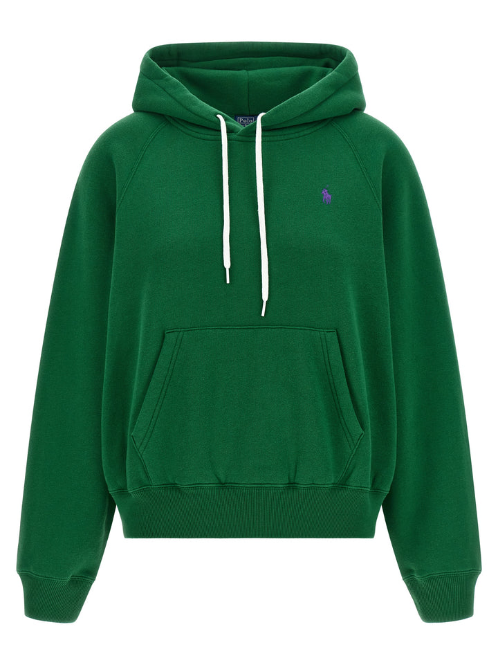 Polo Ralph Lauren Embroidery And Hoodie Sweatshirt - Green | 060244335bd165faceb47f135f641f699d2a2f5e