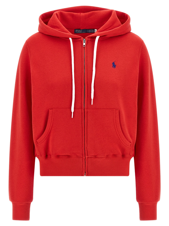 Polo Ralph Lauren Logo Embroidery Hoodie Sweatshirt - Red | 9f79f84343f969a60e4305f332db73955e4edb38