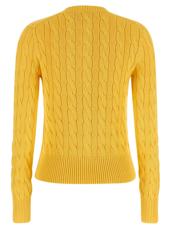 Polo Ralph Lauren Cotton Cable Cardigan Sweaters and Cardigans - Yellow | 704bb4d27e8ebfa4eac2aa512a7a6f21fe5e479b
